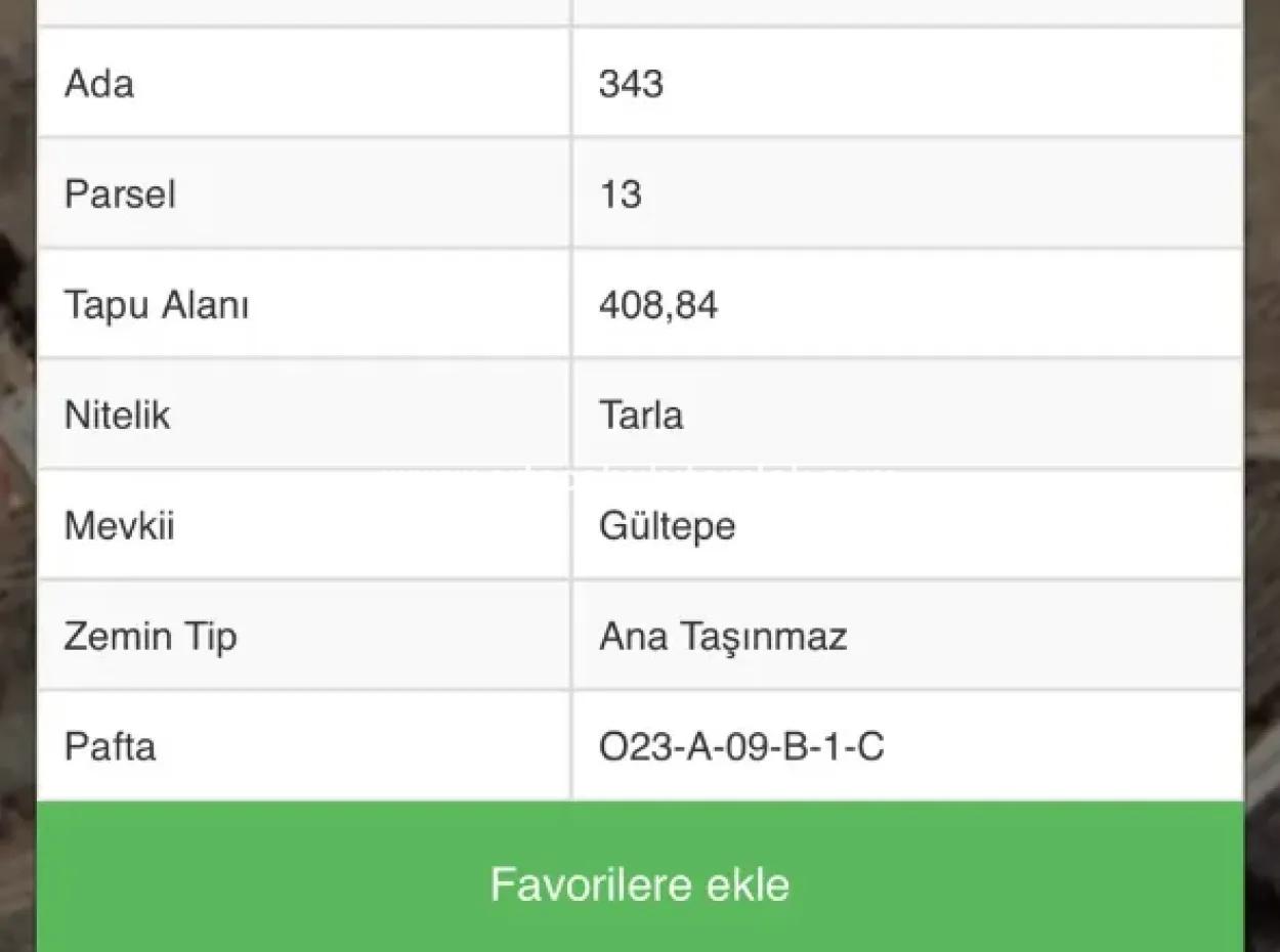 408M2 Field For Sale In Seydikemer Çobanisa Village