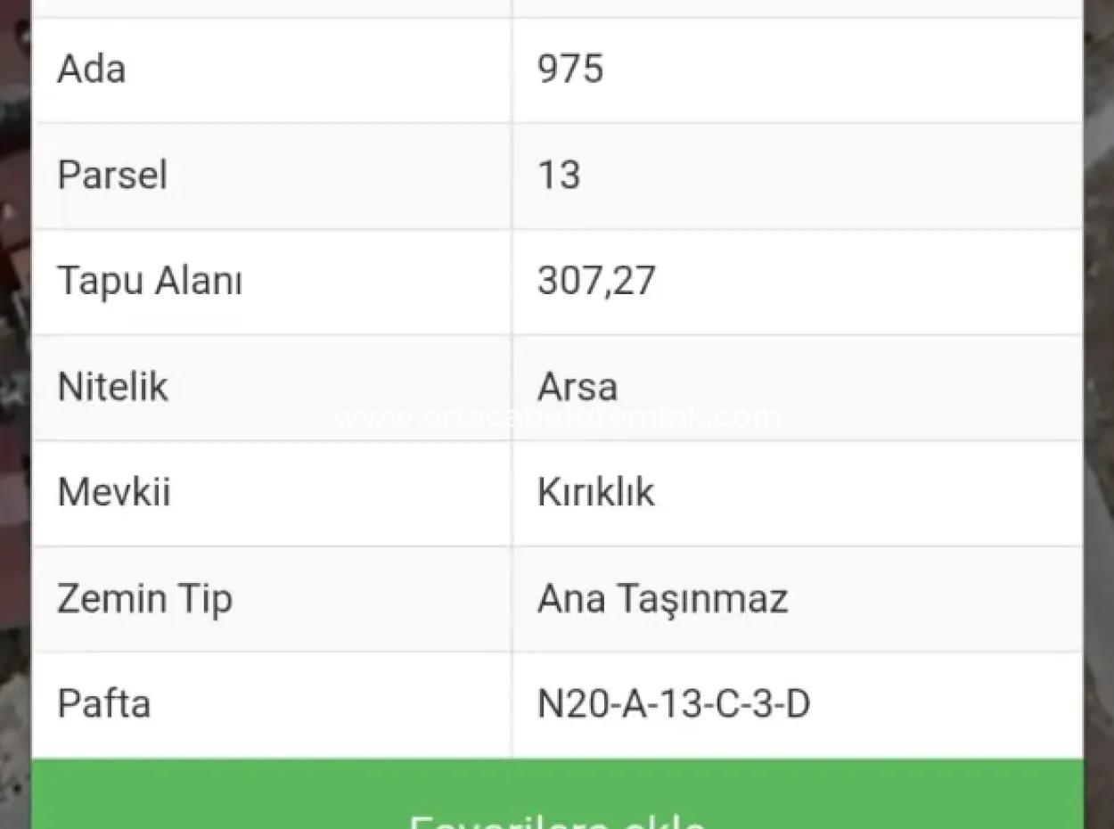 Muğla  Yatahan Merkez De    Ful Yatan Manzaralı Arsa Satılık 307 M2